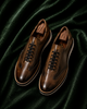 The Tiziano — Burnished Olive-Brown Italian Leather Luxury Sneakers for Men